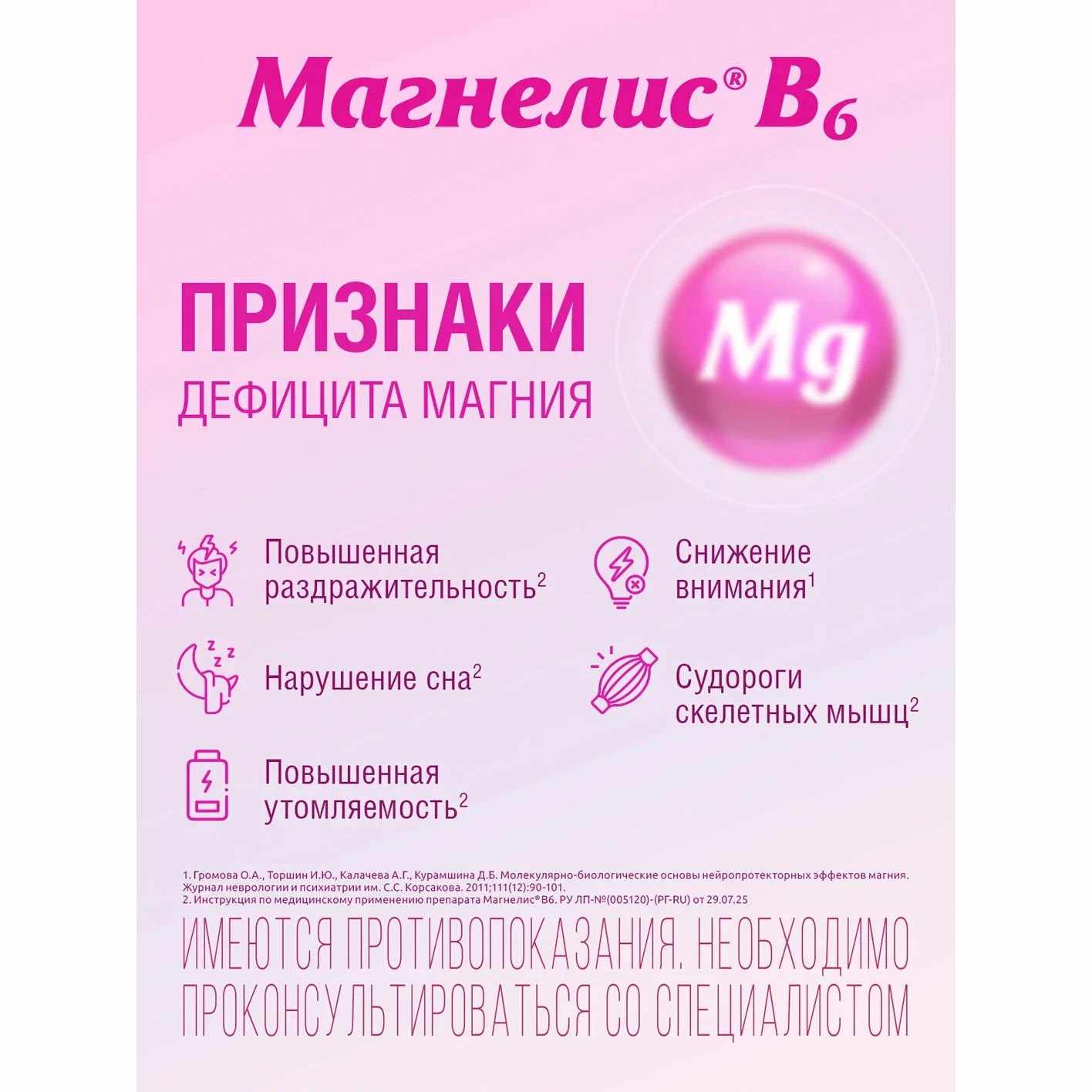 Магнелис В6 таблетки покрытые плёночной оболочкой №90