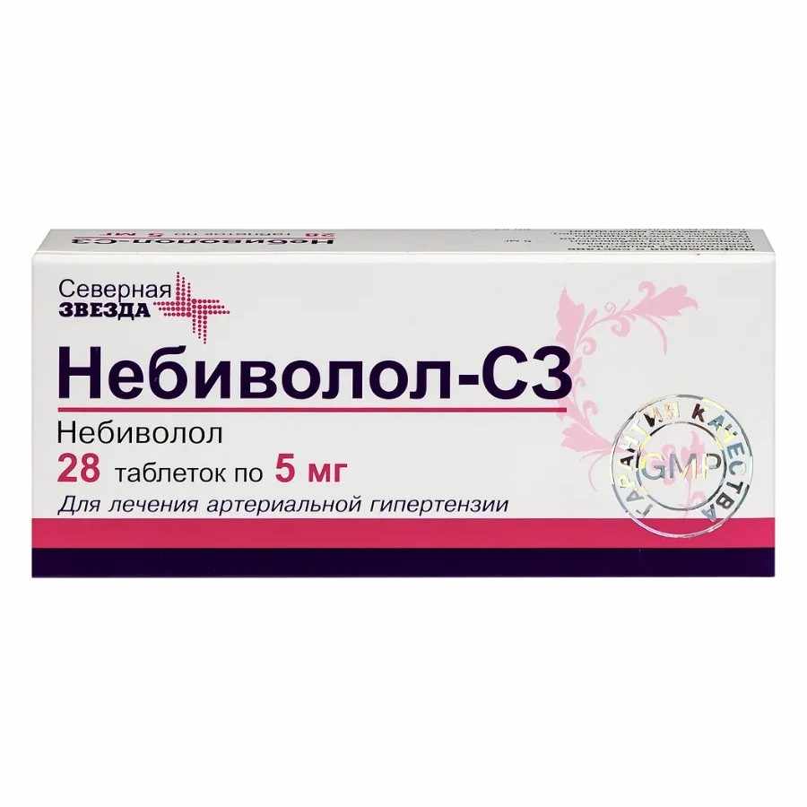 Небиволол-СЗ таблетки 5мг №28