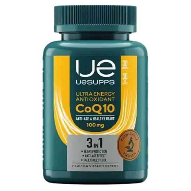 UESUPPS Ультра Энерджи Антиоксидант Коэнзим Q10 капс х30