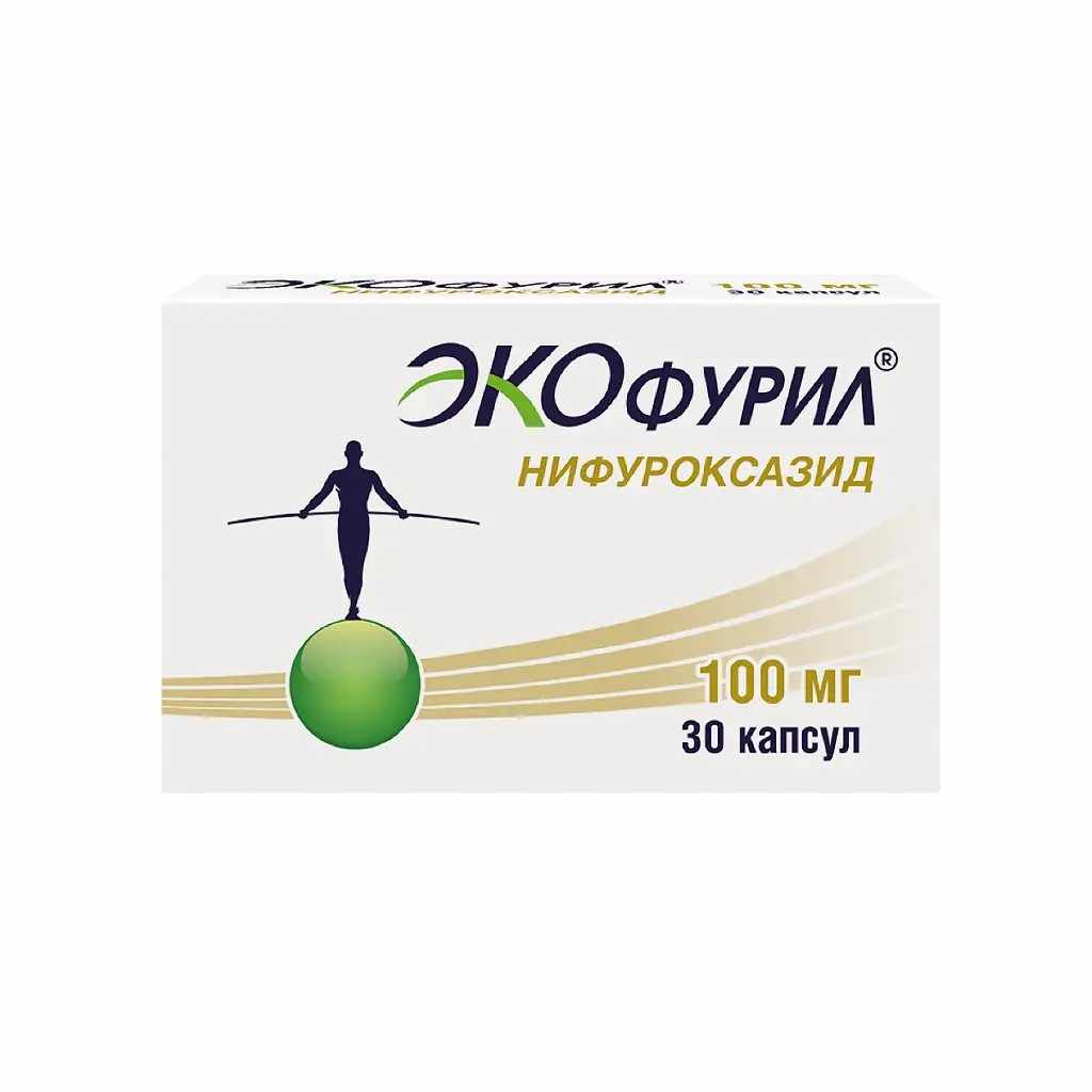 Экофурил капсулы 100мг №30 