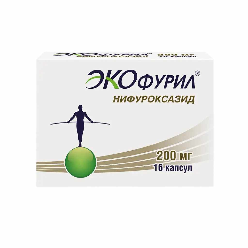 Экофурил капсулы 200мг №16