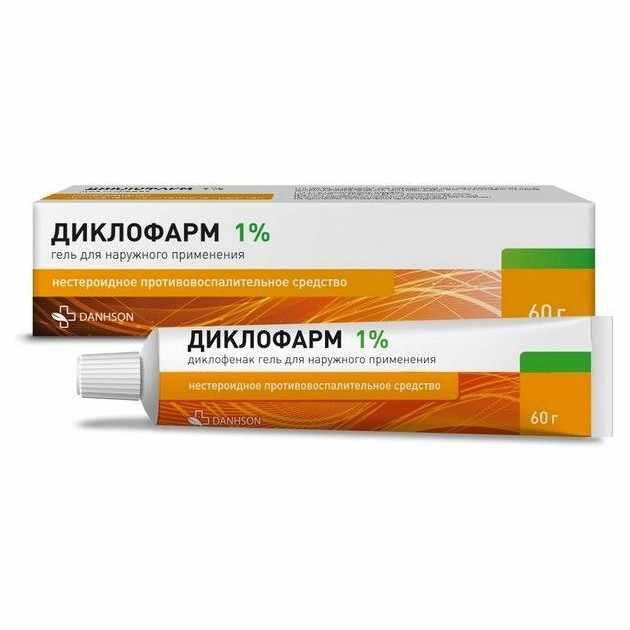 ДИКЛОФАРМ ГЕЛЬ Д/НАР. ПРИМ. 1% ТУБА 60Г