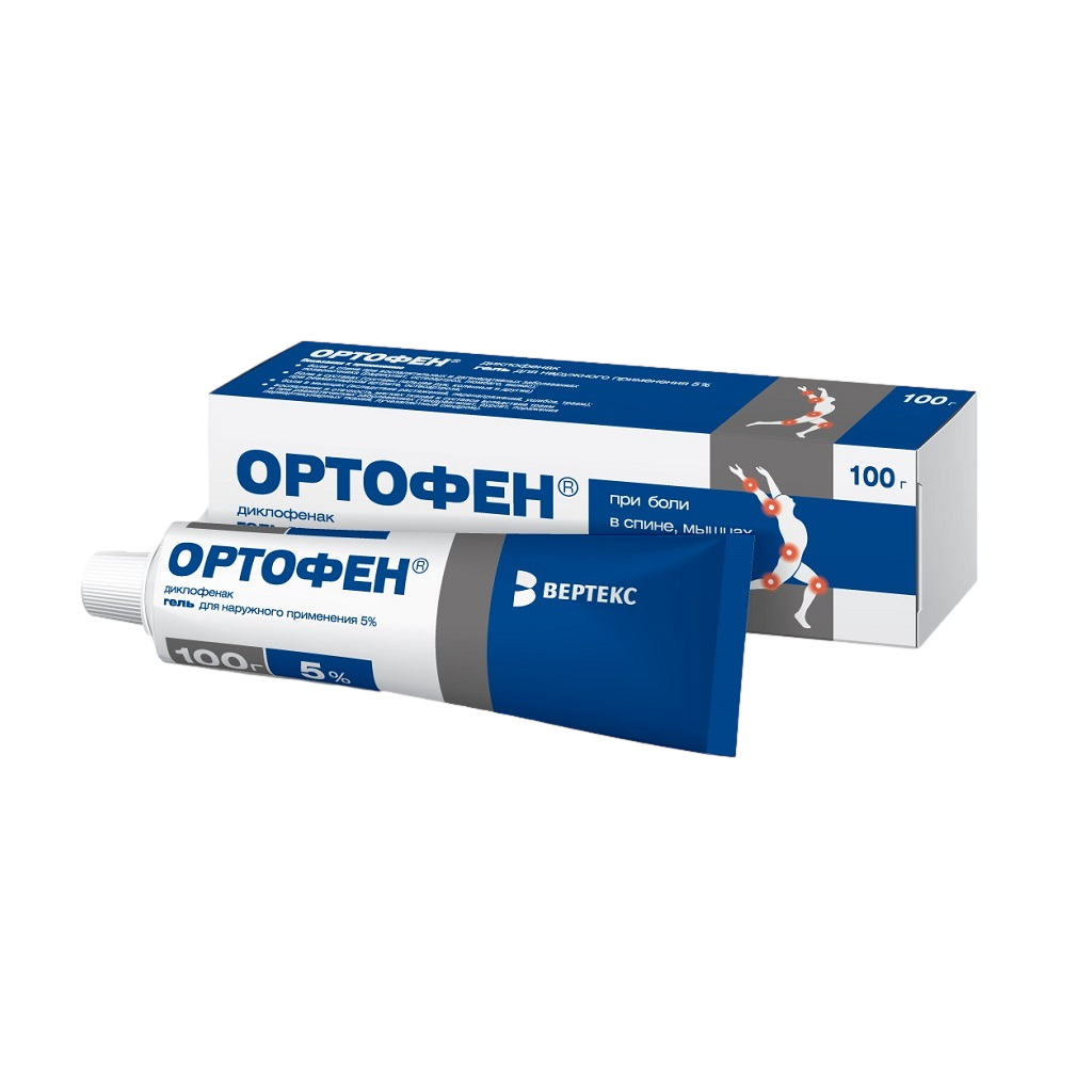 Ортофен гель для наружного применения 5% 100 г