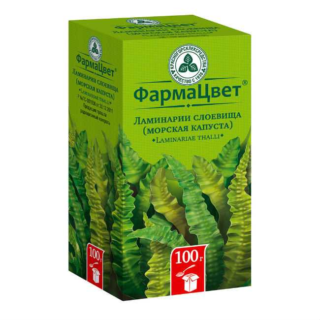 Ламинарии слоевища (морская капуста) 100г